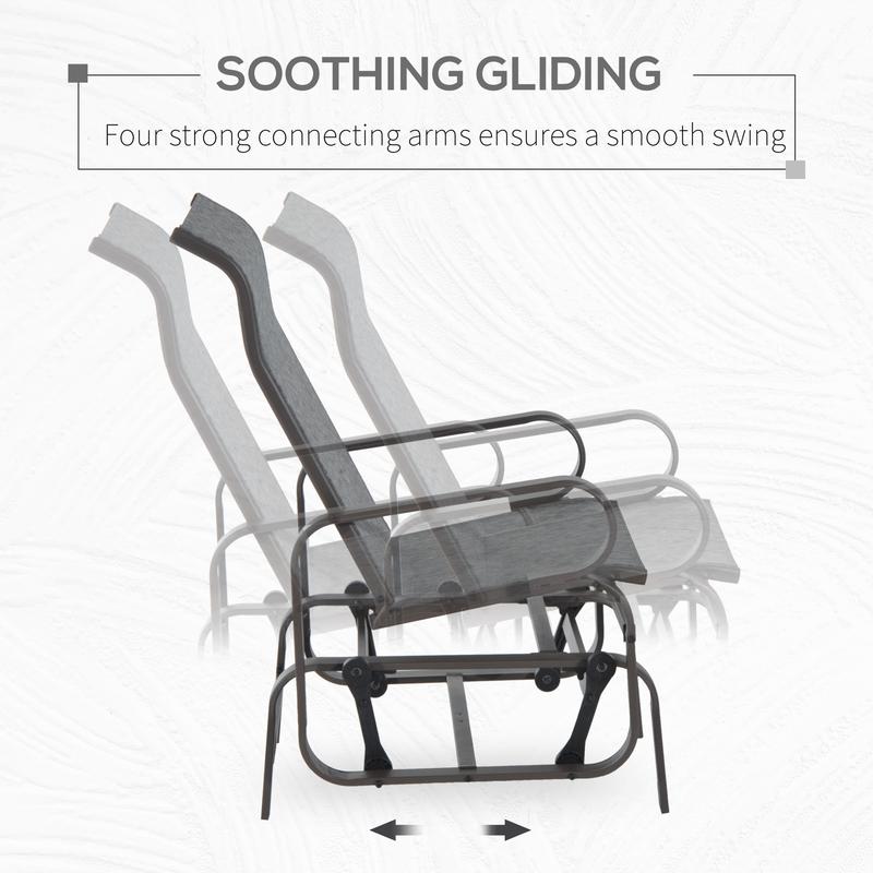Single Glider Rocking Chair, C - Baby Nursery Glider Chair recensione e prezzo