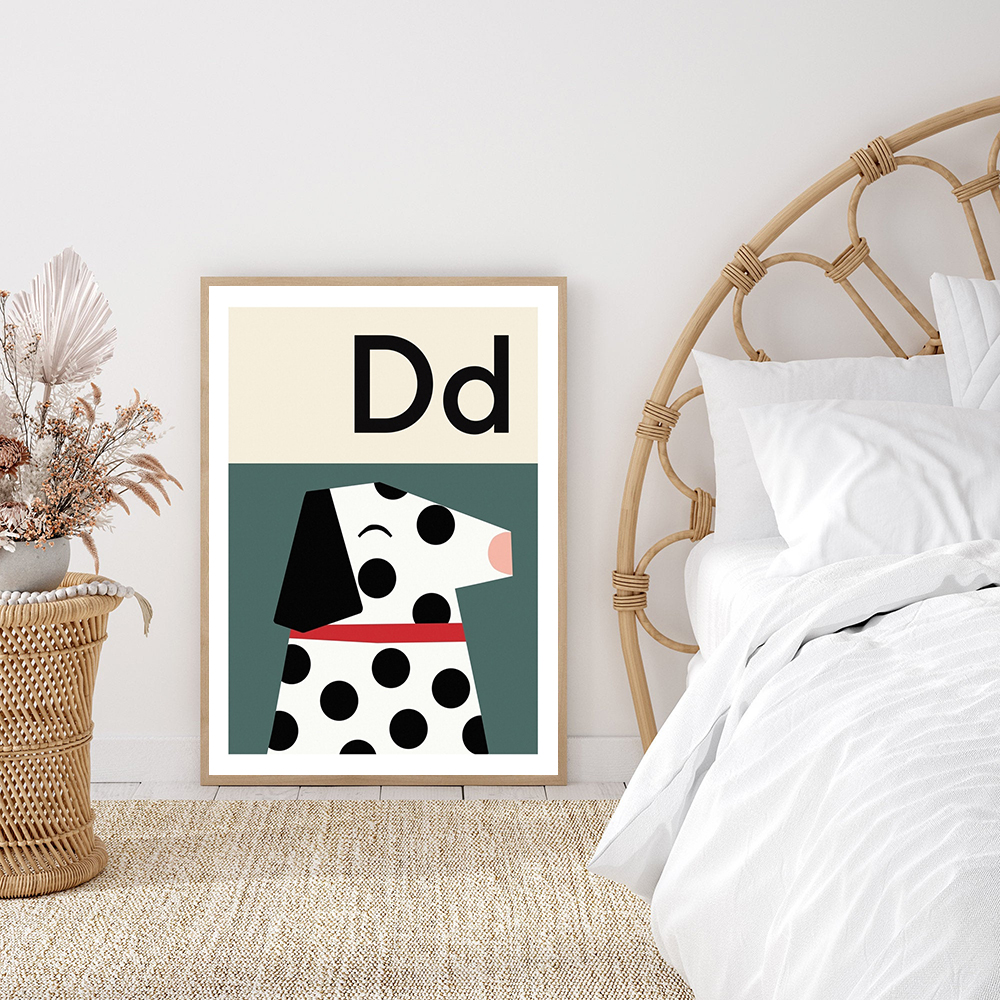 Cartoon ABCD Alphabet Poster E - Baby Nursery Images Free recensione e prezzo