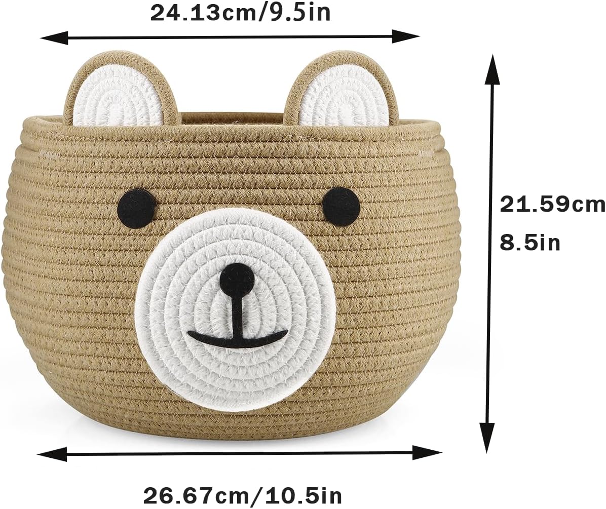Cotton Rope Baby Basket, Cute  - Baby Nursery Images Free recensione e prezzo
