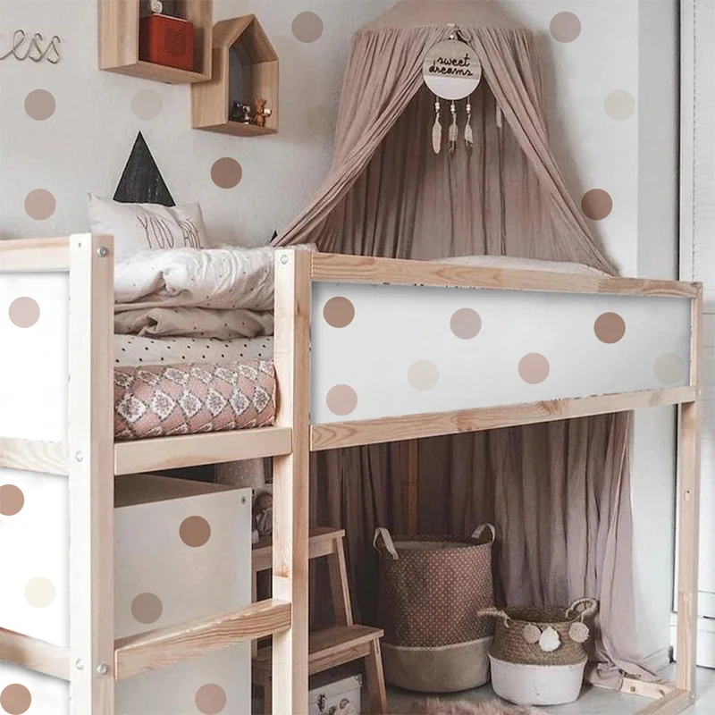 Boho Polka Dots Wall Stickers  - Baby Nursery Peel And Stick Wallpaper recensione e prezzo