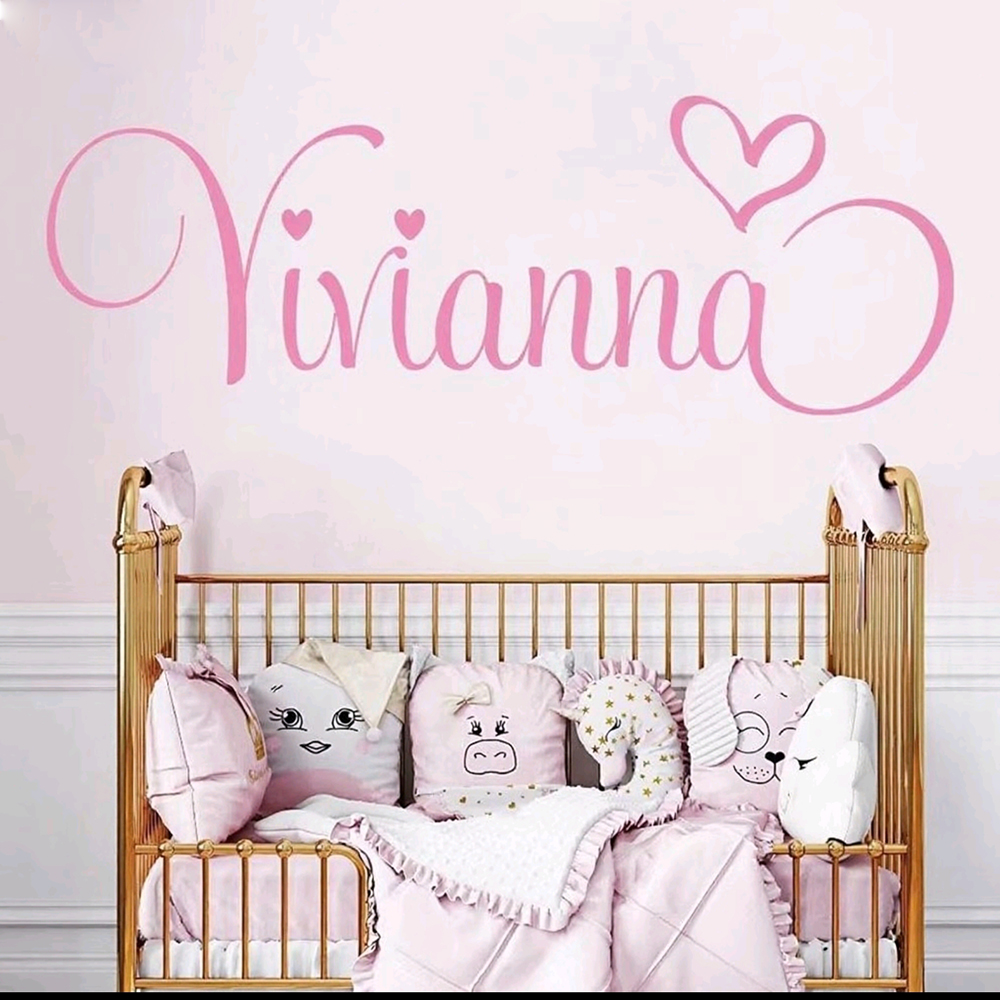 Personalised Name Wall Sticker - Baby Nursery Girl Room recensione e prezzo