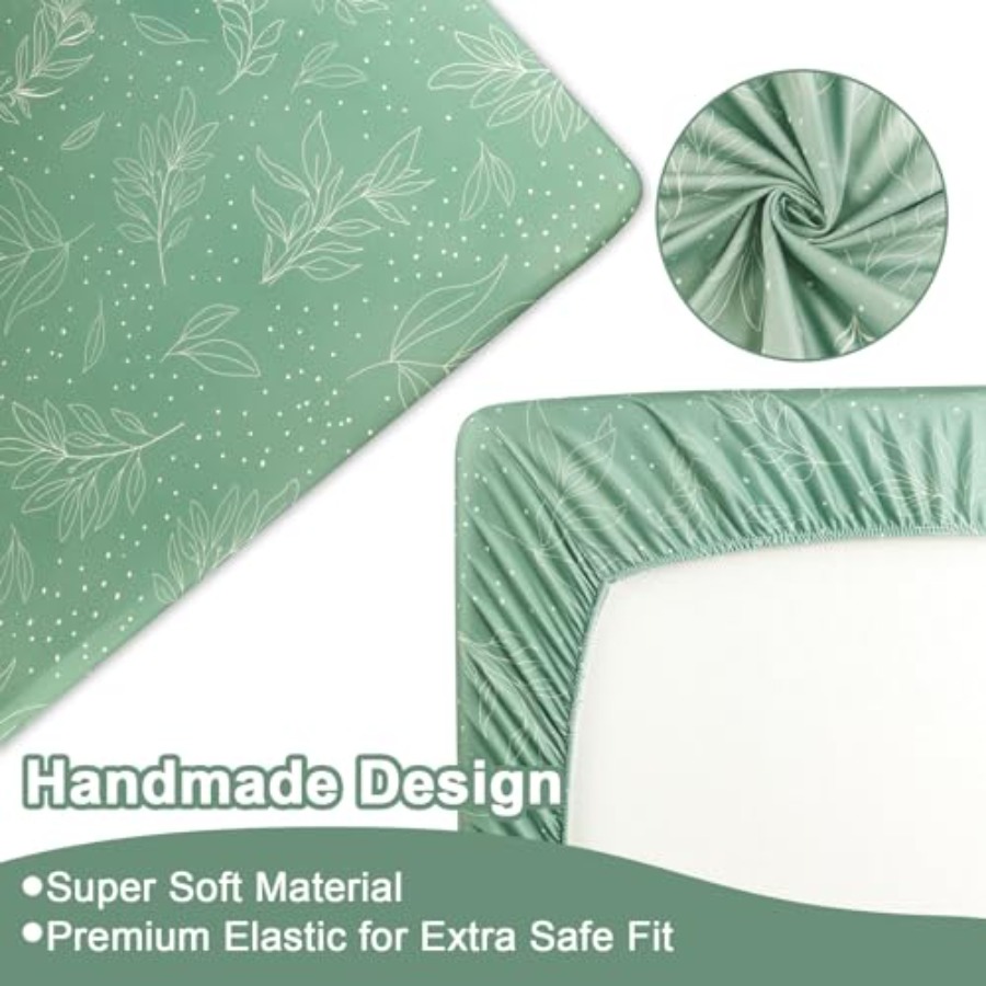 Green Crib Bedding Set 4-Piece - Baby Nursery Bedding recensione e prezzo