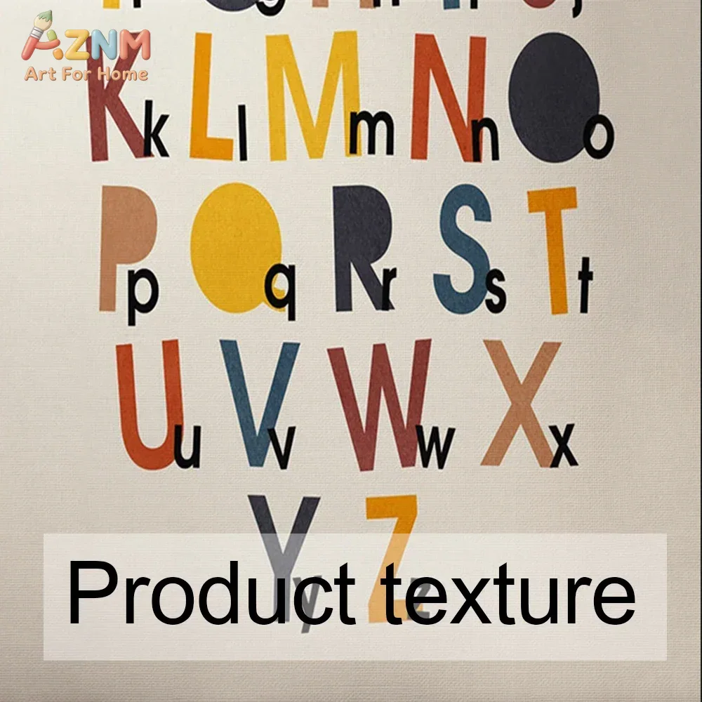 Rainbow Alphabet Poster Educat - Baby Nursery Pictures recensione e prezzo