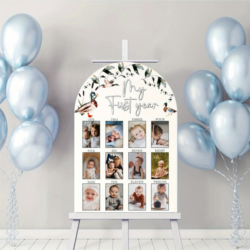 1pc My First Year Photo Board  - Baby Nursery Picture Frames recensione e prezzo