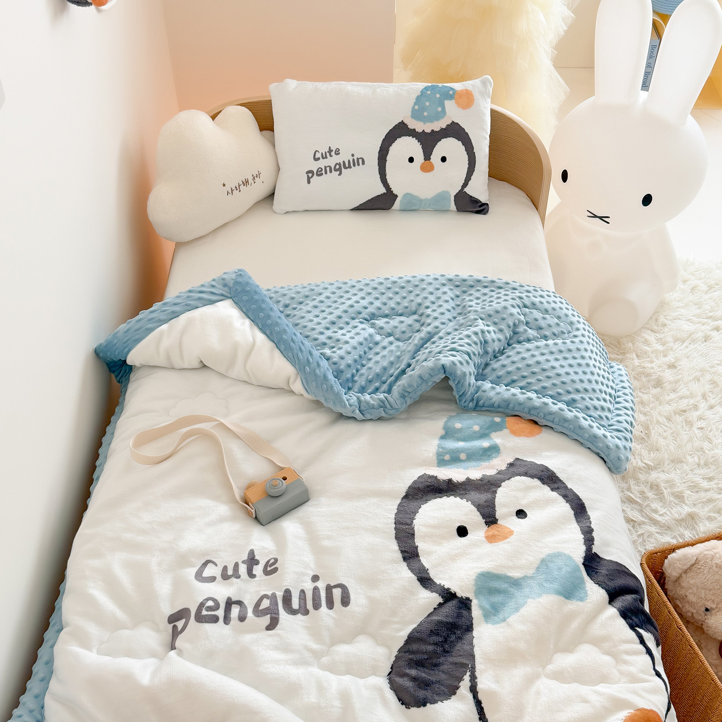 Double Sided Milk Velvet Bean  - Baby Nursery Bedding recensione e prezzo