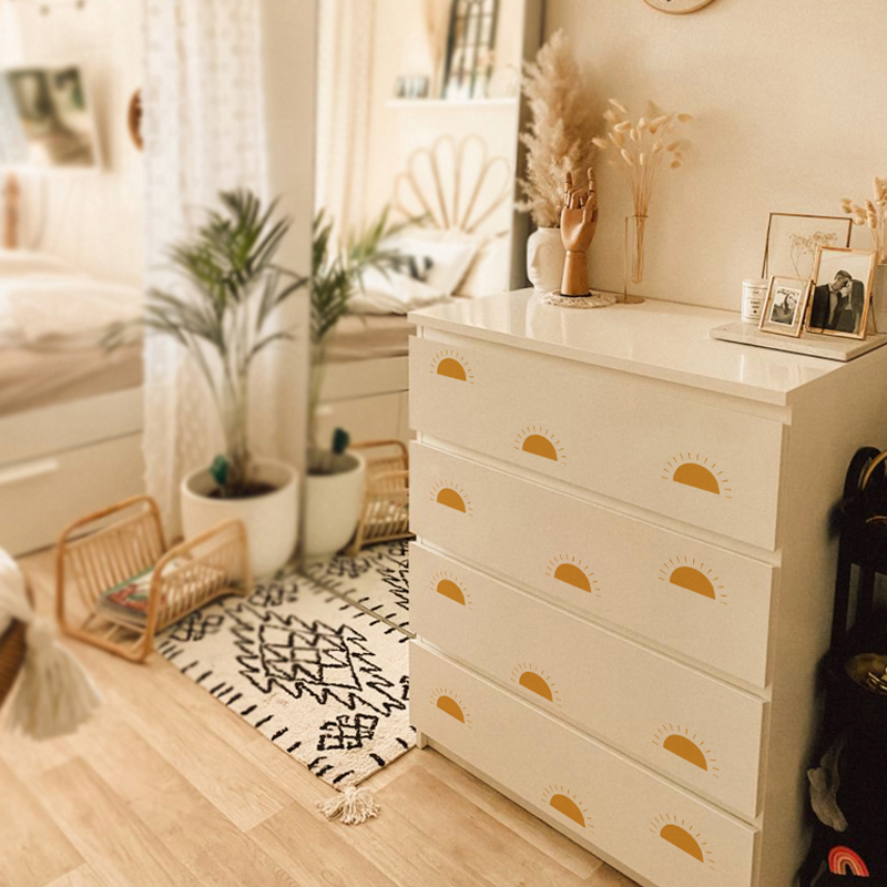 Boho Yellow Orange Half Sun Wa - Baby Nursery Yellow recensione e prezzo