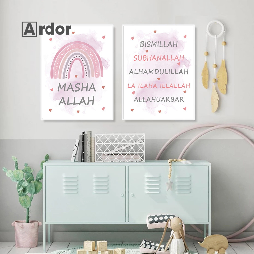 Nordic Nursery Art Poster Canv - Baby Girl Nursery Quotes recensione e prezzo