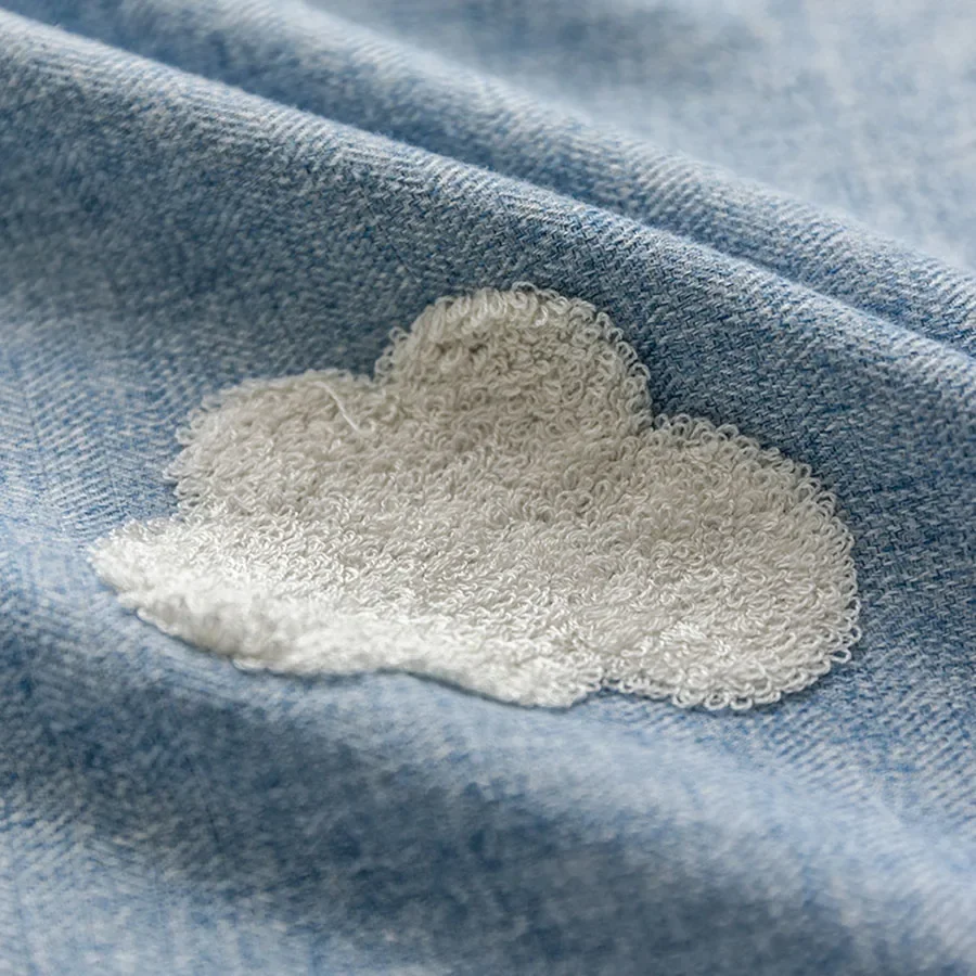 Embroidered Cloud Blue Curtain - Baby Nursery Curtains recensione e prezzo