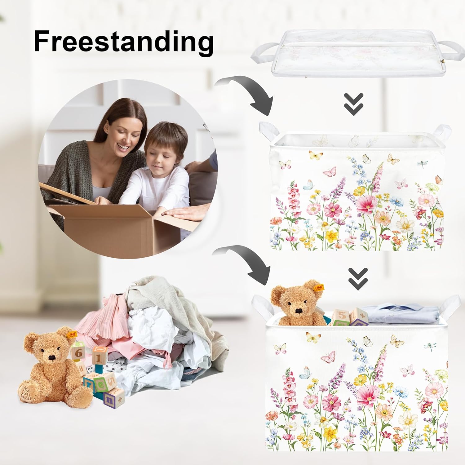 Clastyle Wildflower Baby Laund - Baby Nursery Girl Room recensione e prezzo