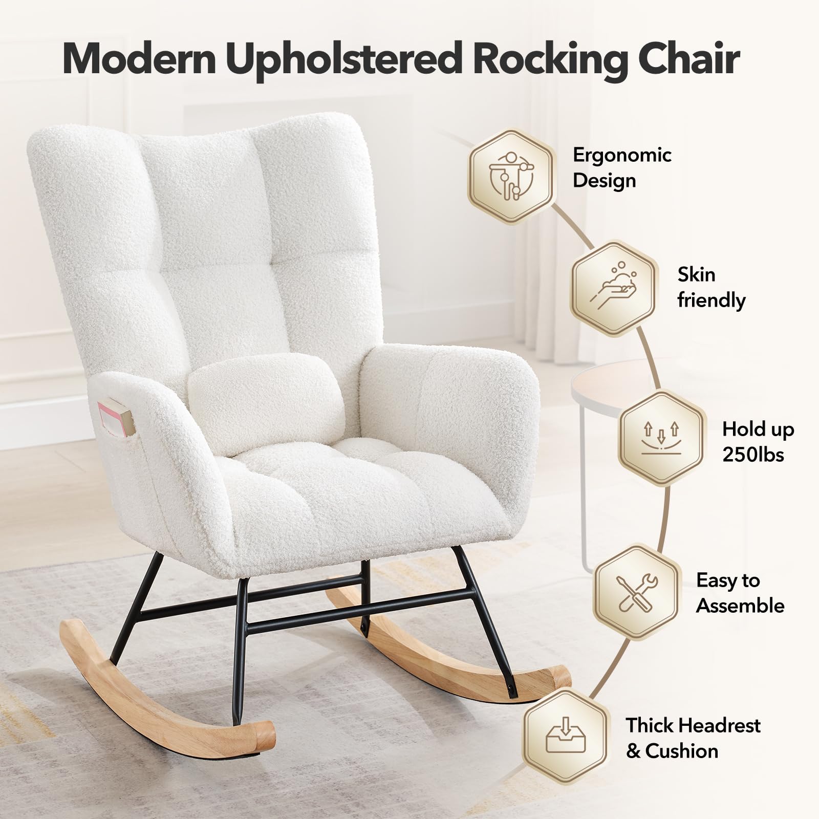 Nursery Rocking Chair Teddy Up - Rocking Chair Nursery recensione e prezzo