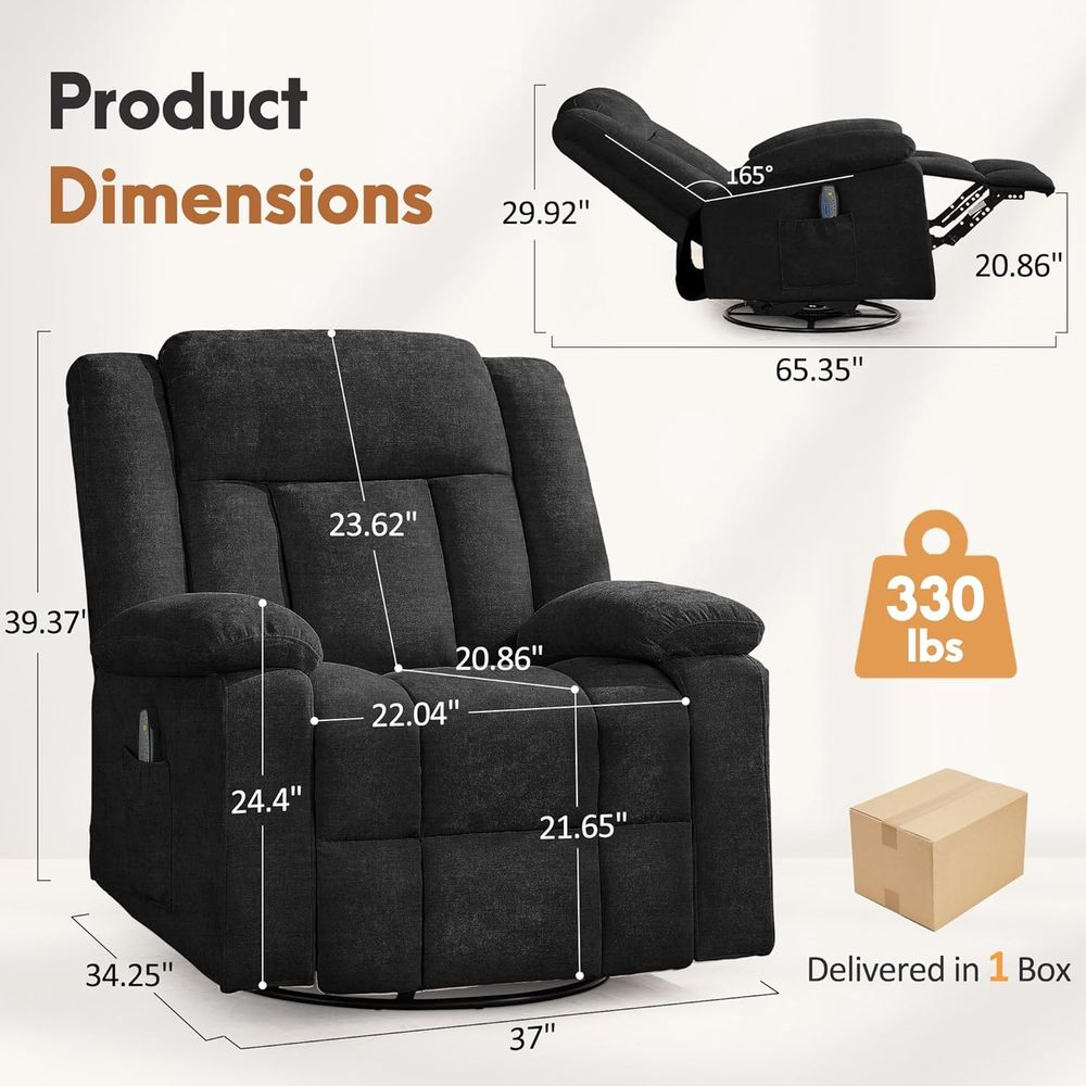 Luxury 360° Swivel Rocker Recl - Rocking Chair Nursery recensione e prezzo