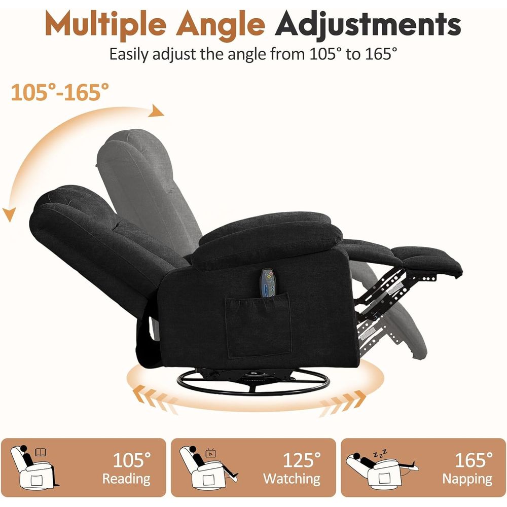 Luxury 360° Swivel Rocker Recl - Rocking Chair Nursery recensione e prezzo