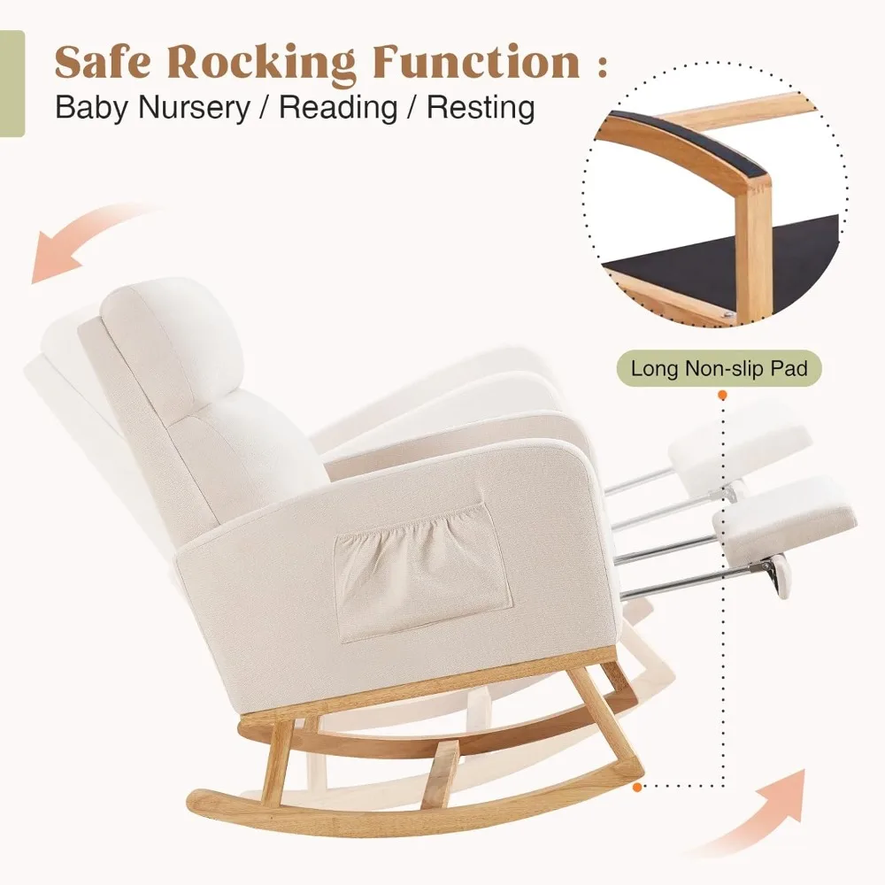Nursing Glider Rocking Chair W - Baby Nursery Glider Chair recensione e prezzo