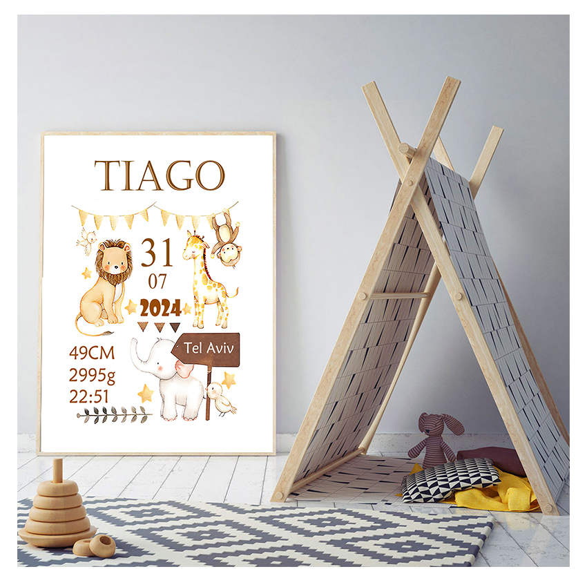 Poster Nursery Art Print Anima - Baby Nursery Pictures recensione e prezzo