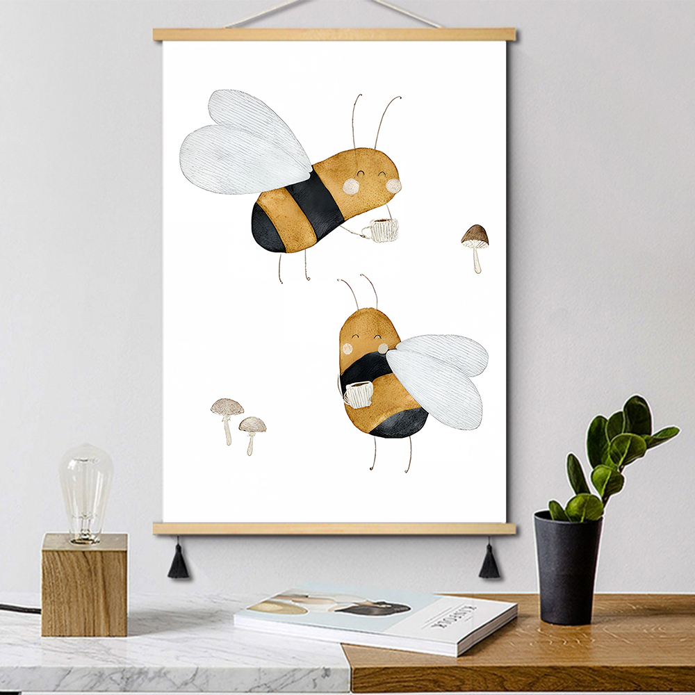 Boho Cartoon Posters Print Bea - Baby Nursery Posters recensione e prezzo