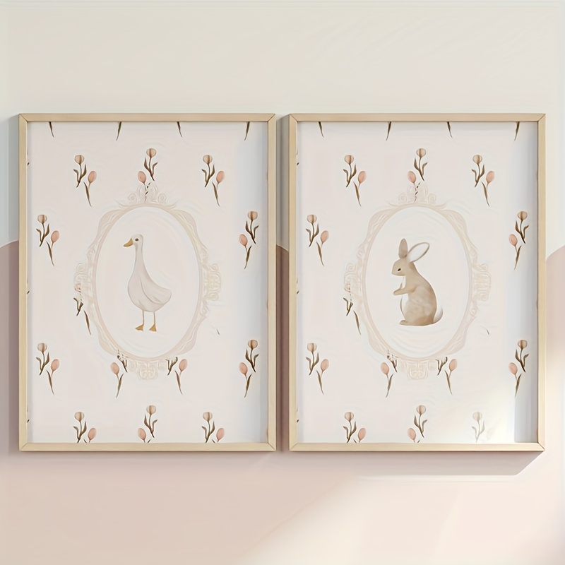 2 Sets of Canvas Art Prints Fe - Baby Nursery Picture Frames recensione e prezzo