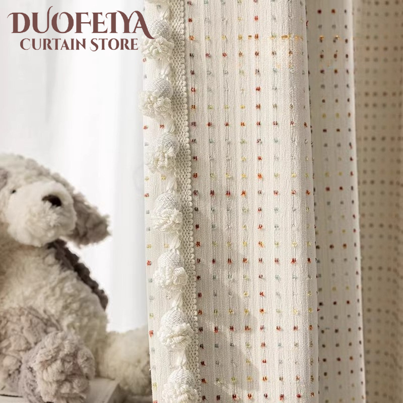 Modern Simple Cream Style Cand - Baby Nursery Curtains recensione e prezzo
