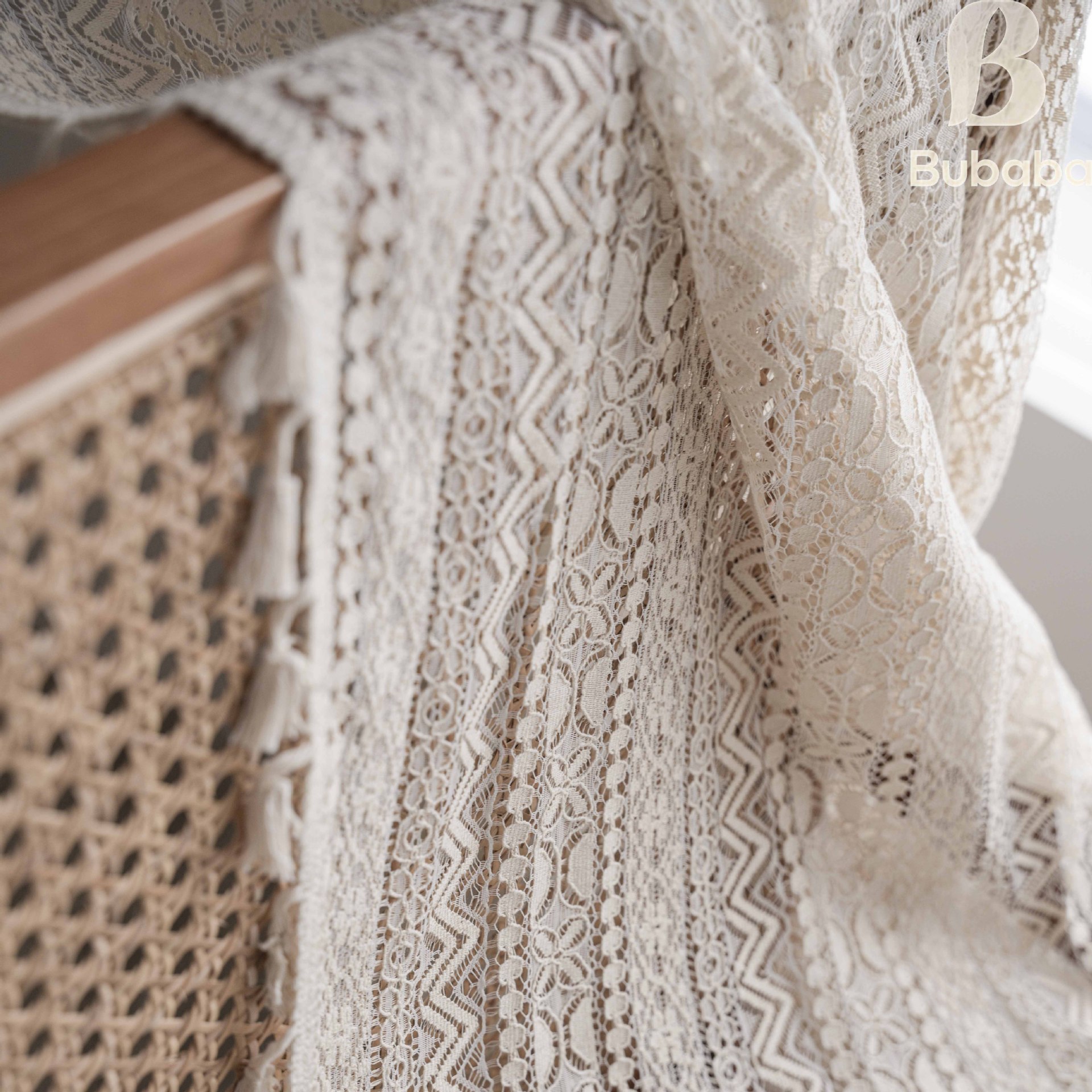 White Tulle Lace Tassels Curta - Baby Nursery Curtains recensione e prezzo