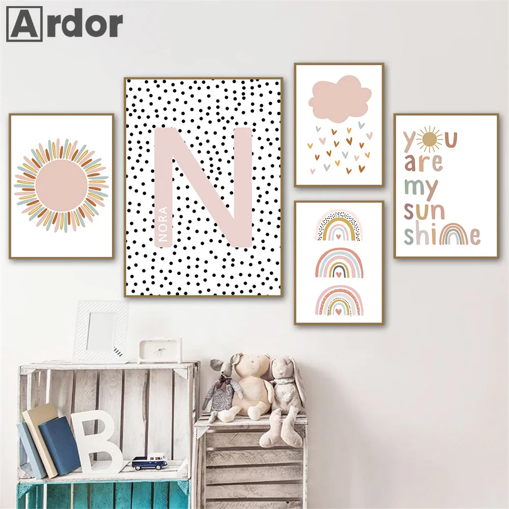 Custom Name Posters Baby Nurse - Baby Girl Nursery Quotes recensione e prezzo