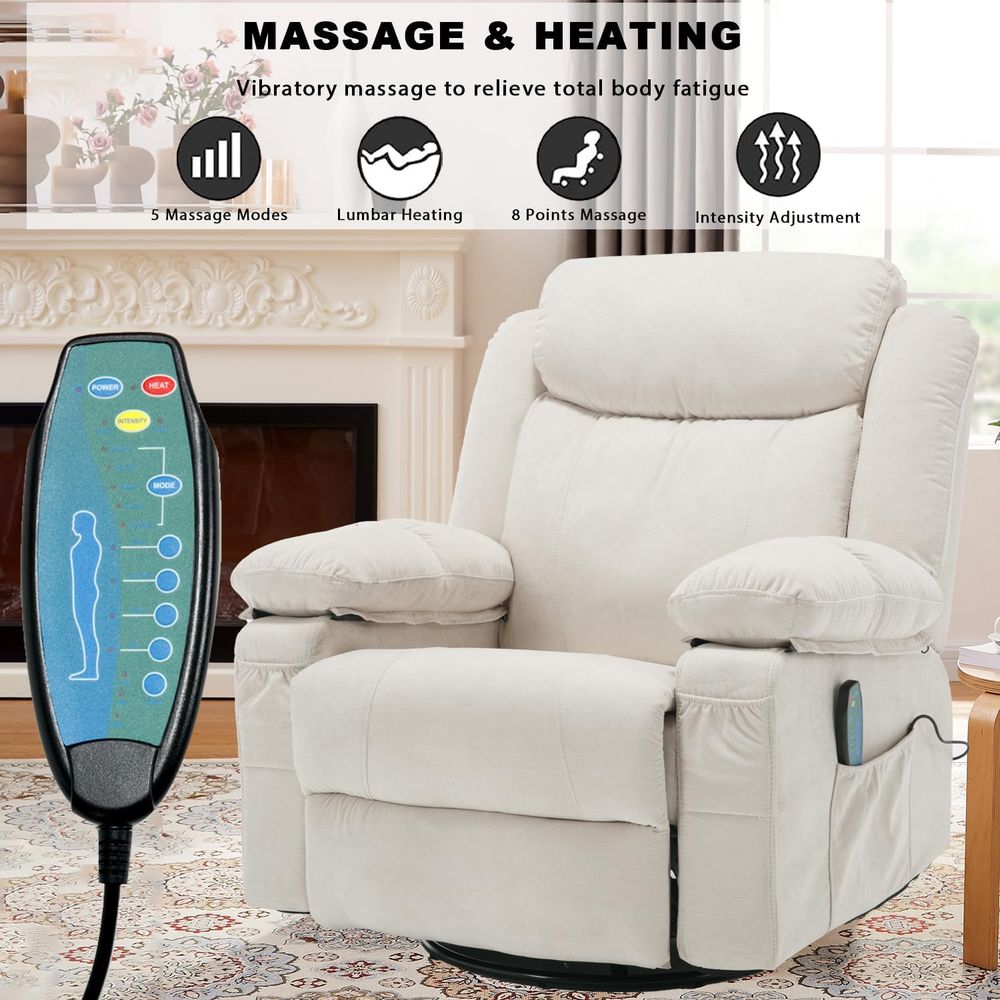 Rocker Recliner Chair with Mas - Rocking Chair Nursery recensione e prezzo