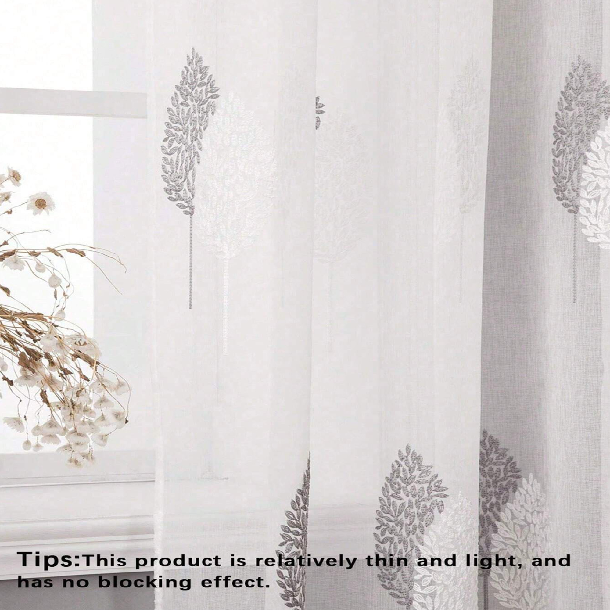 1pc Minimalist Leaf Patterned  - Baby Nursery Curtains recensione e prezzo