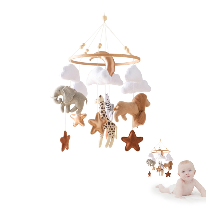 Crib Mobile Bed Bell Wooden Ba - Crib Mobile Musical recensione e prezzo