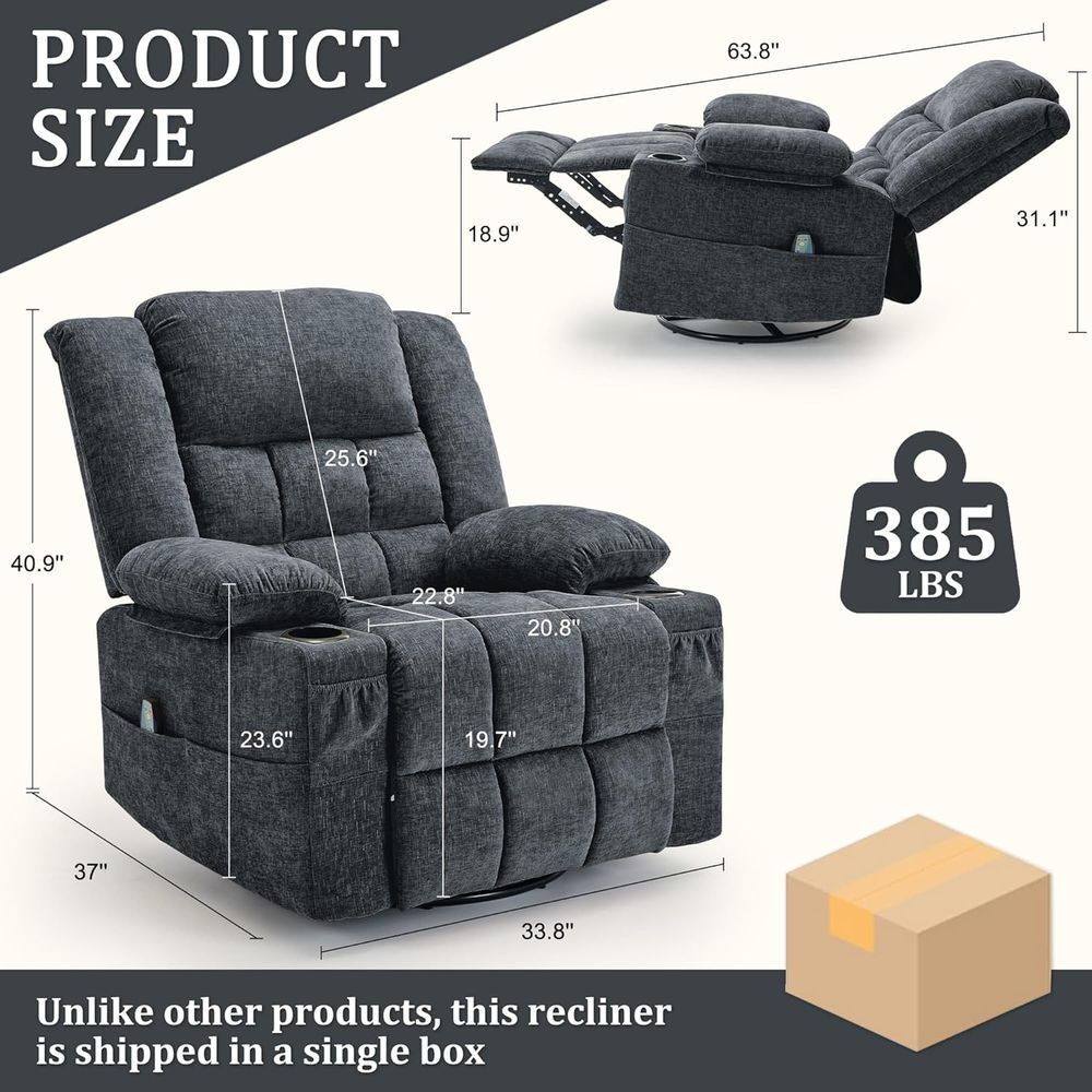 Swivel Rocker Recliner for Adu - Rocking Chair Nursery recensione e prezzo