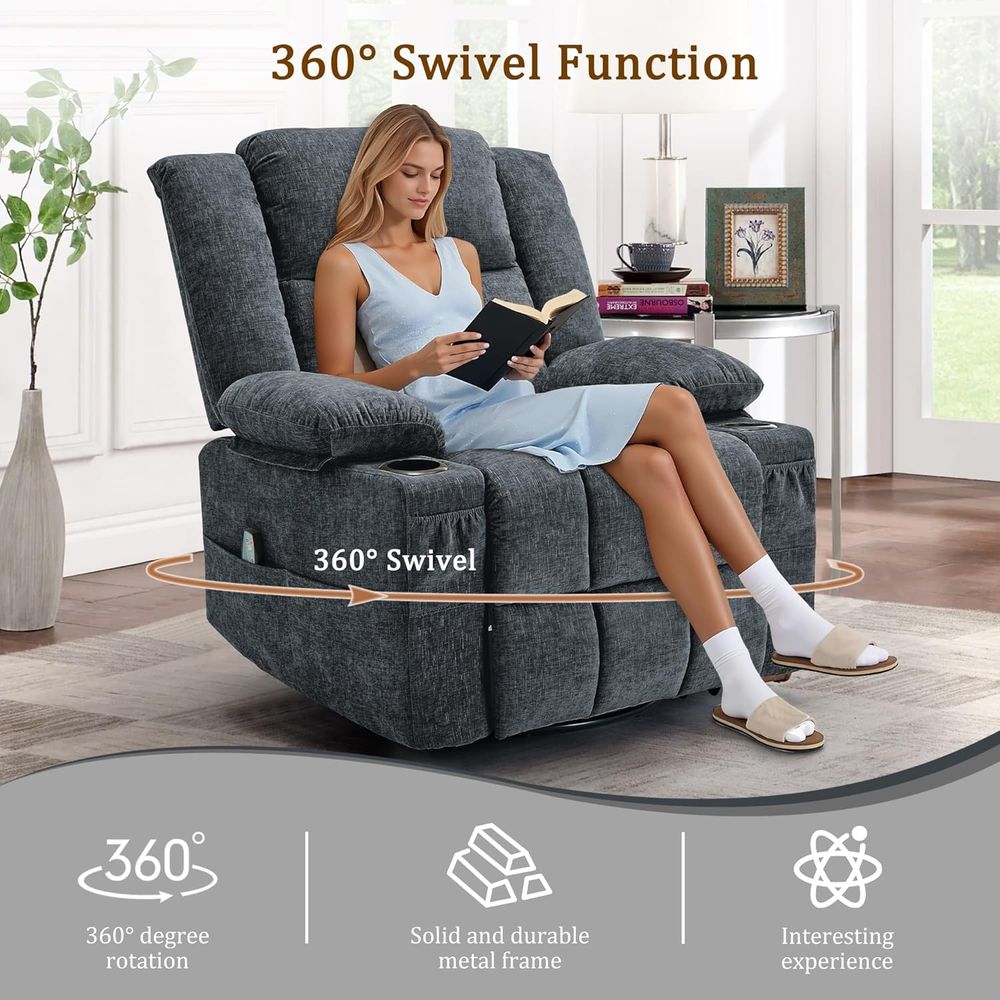 Swivel Rocker Recliner for Adu - Rocking Chair Nursery recensione e prezzo