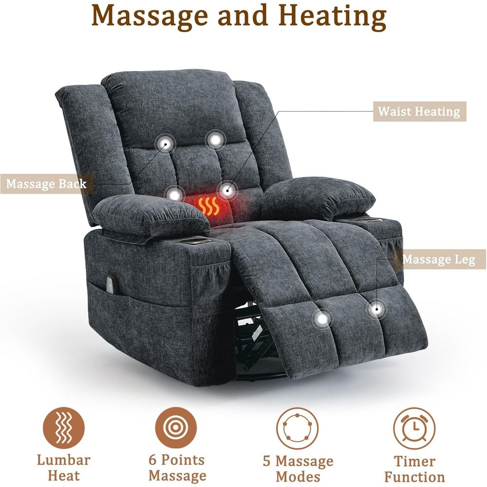 Swivel Rocker Recliner for Adu - Rocking Chair Nursery recensione e prezzo