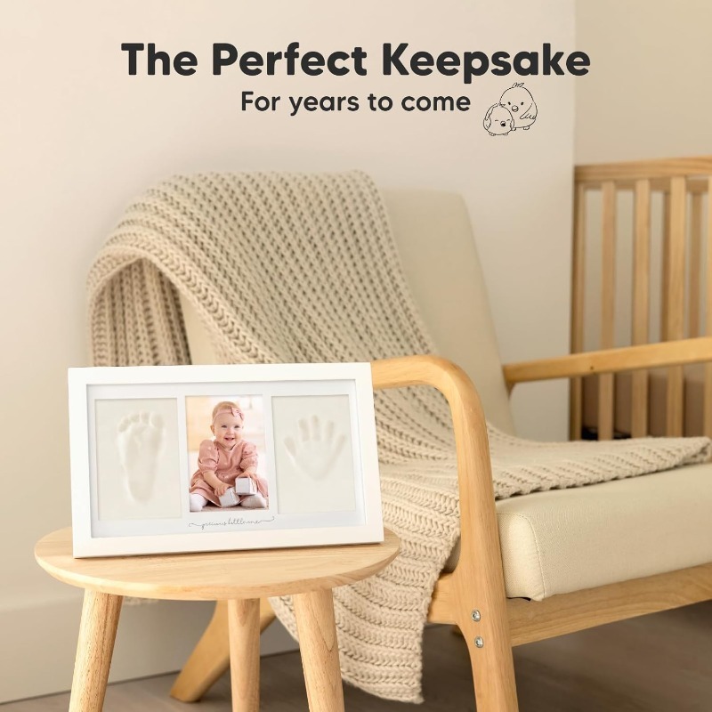 Baby Handprint Footprint Clay  - Baby Nursery Picture Frames recensione e prezzo