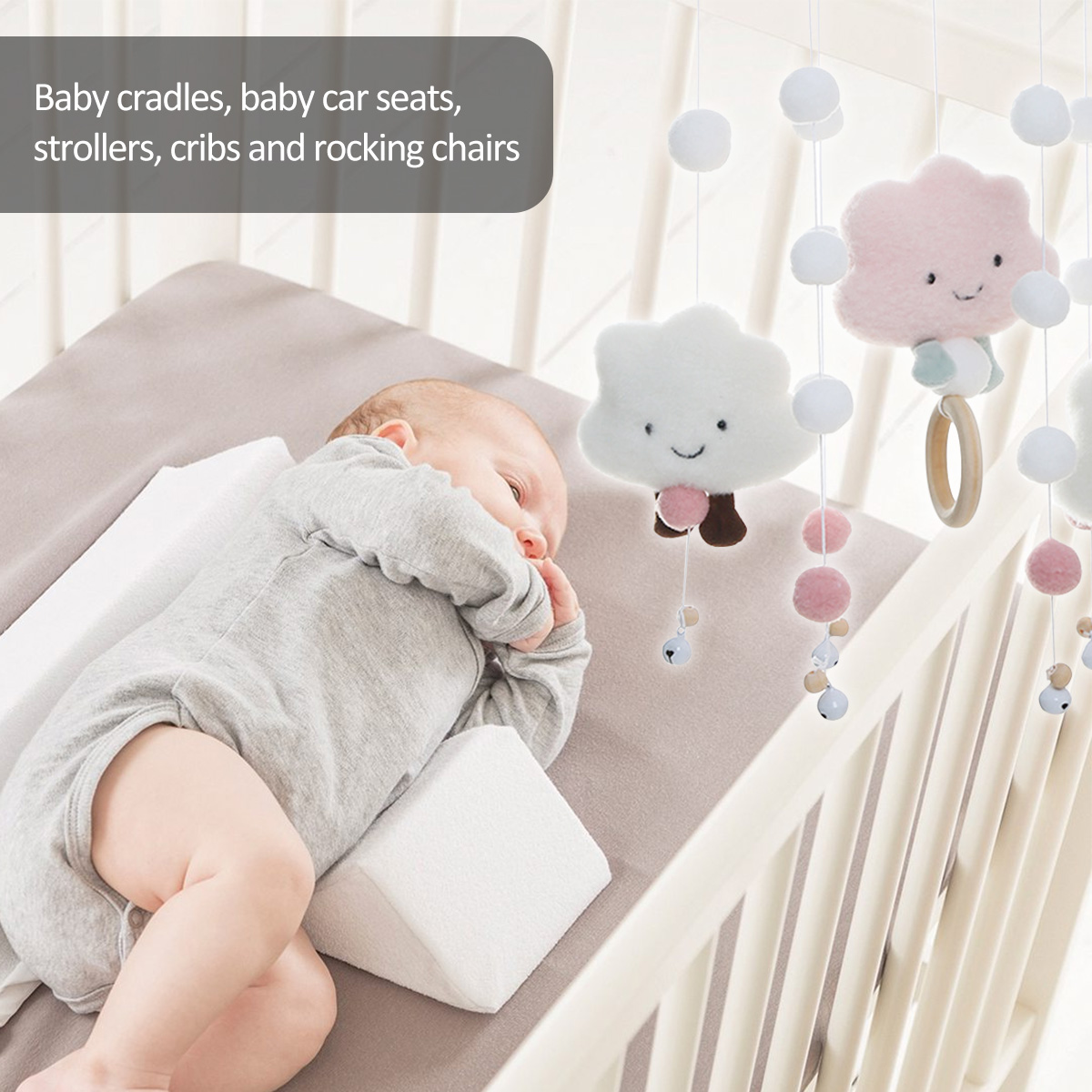 Mobile Wind Chimes with Cloud  - Crib Mobile Musical recensione e prezzo