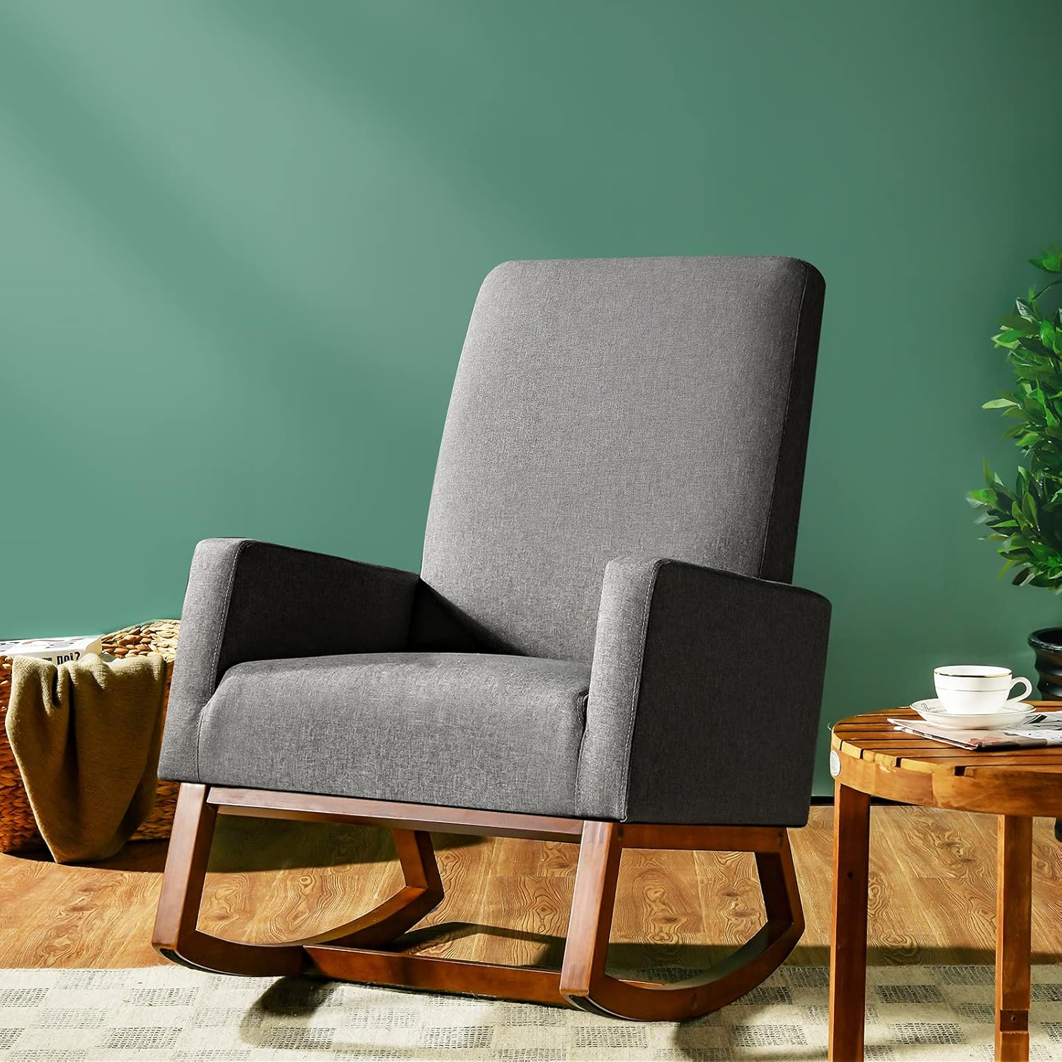 Upholstered Rocking Chair w/Wo - Rocking Chair Nursery recensione e prezzo