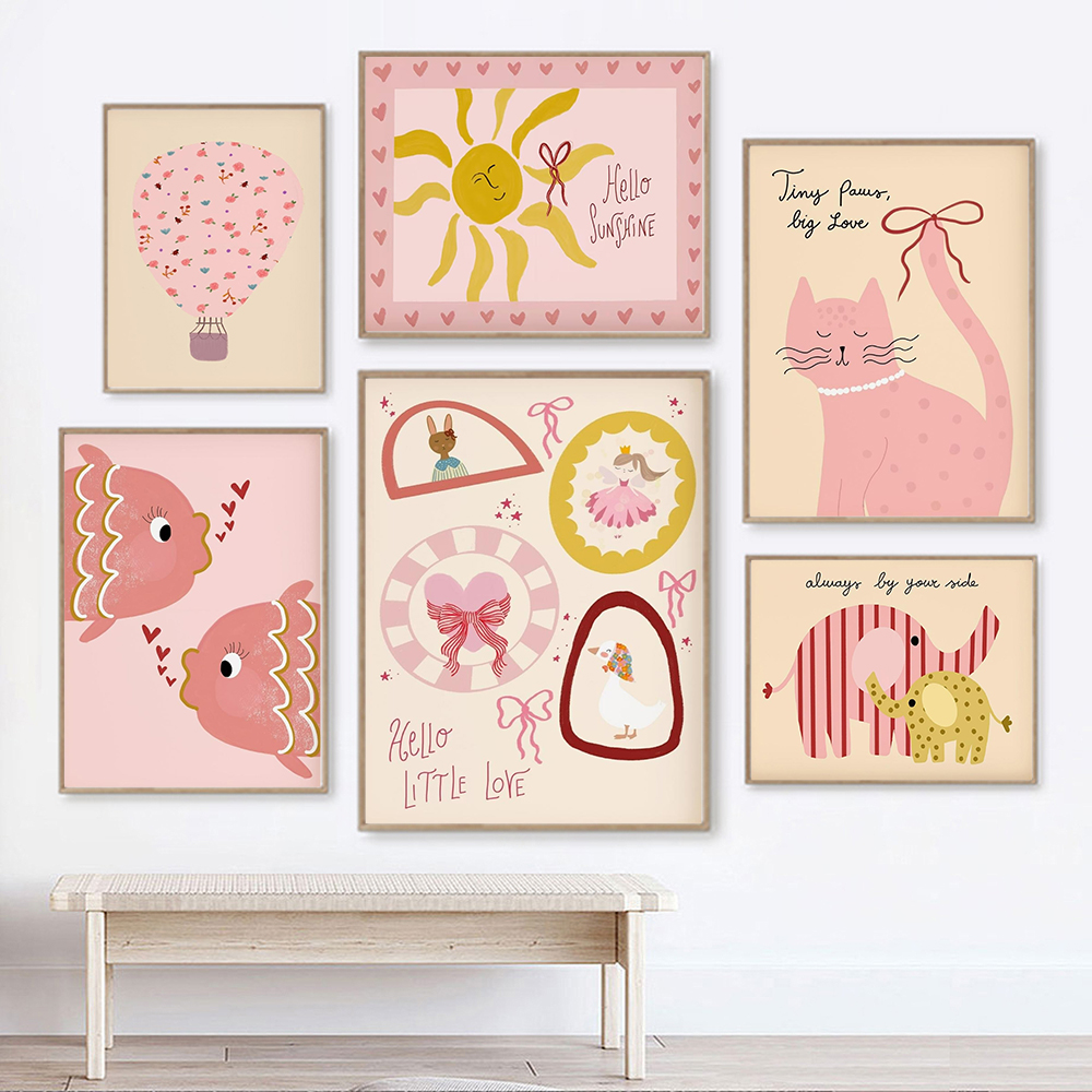 Bunny Fairy Swan Nursery Art P - Baby Girl Nursery Quotes recensione e prezzo