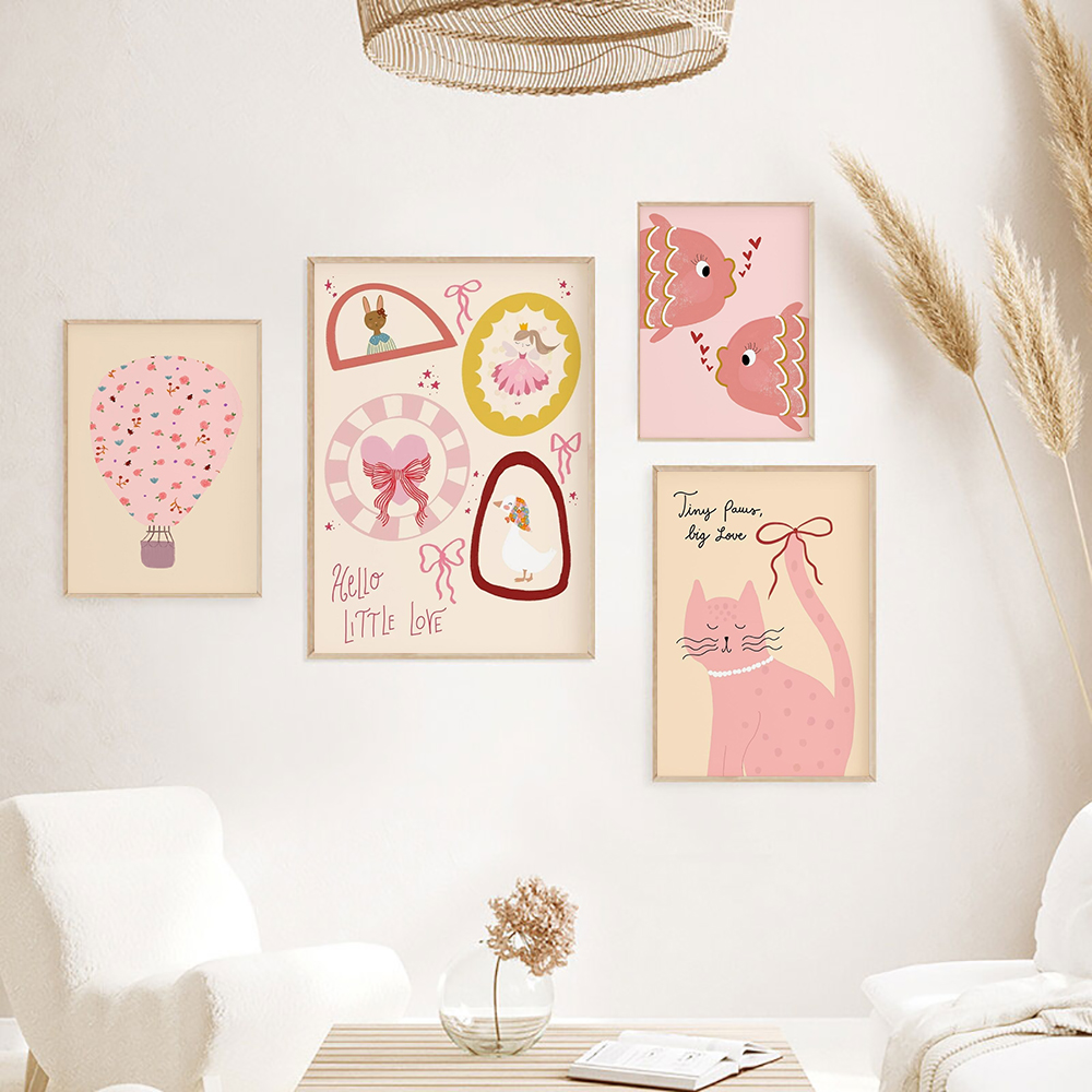 Bunny Fairy Swan Nursery Art P - Baby Girl Nursery Quotes recensione e prezzo