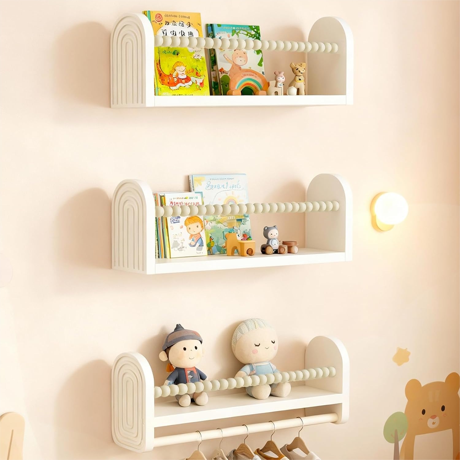 Nursery Book Shelves For Wall  - Baby Nursery Images Free recensione e prezzo