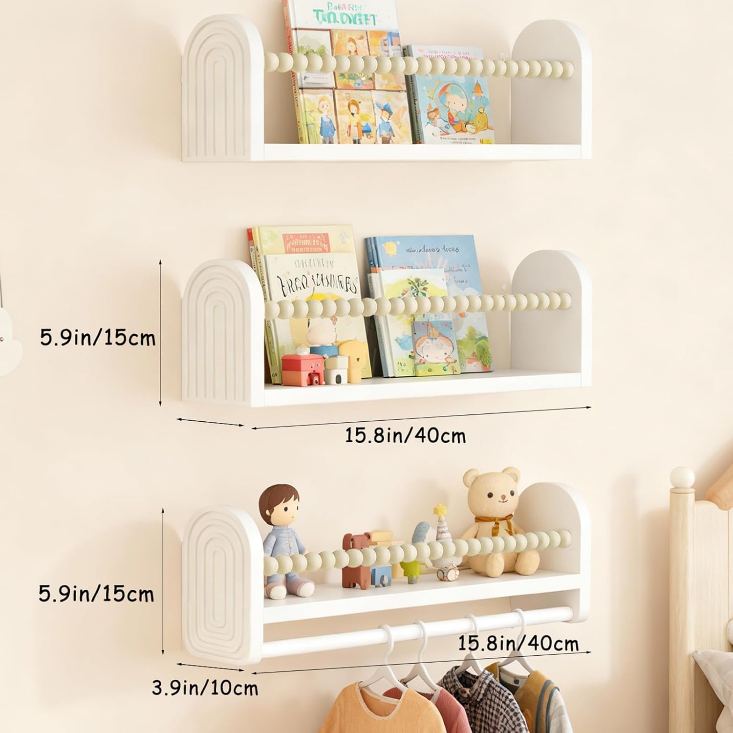 Nursery Book Shelves For Wall  - Baby Nursery Images Free recensione e prezzo