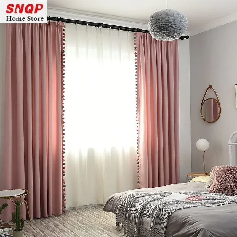 Pink Blackout Curtains for Liv - Baby Nursery Curtains recensione e prezzo