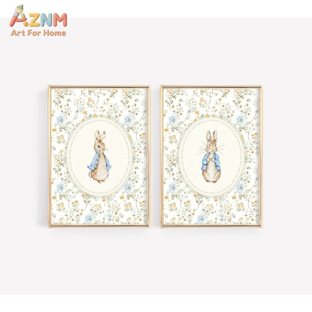 AZNM Vintage Peter Rabbit Canv - Baby Nursery Pictures recensione e prezzo