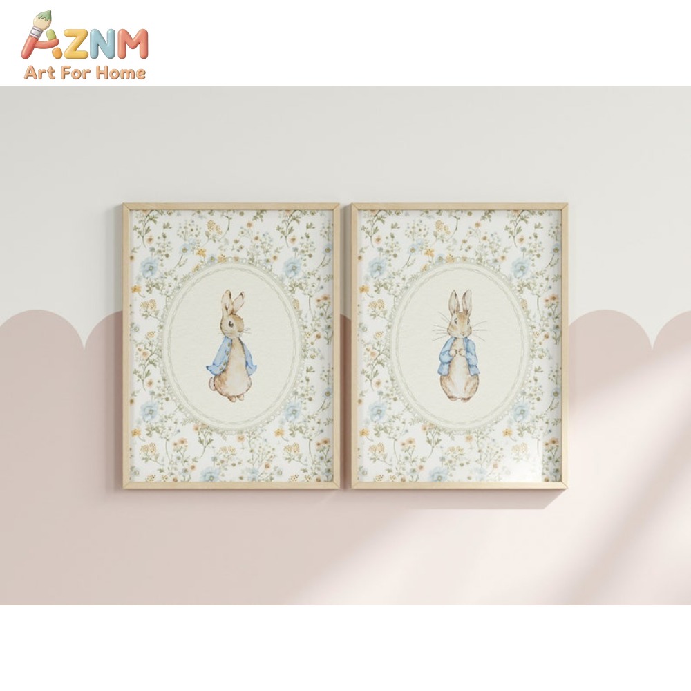 AZNM Vintage Peter Rabbit Canv - Baby Nursery Pictures recensione e prezzo