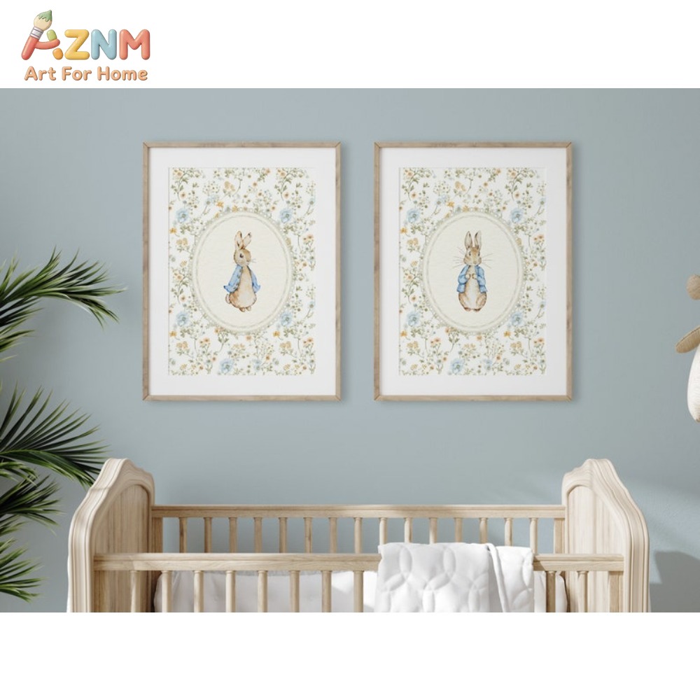 AZNM Vintage Peter Rabbit Canv - Baby Nursery Pictures recensione e prezzo