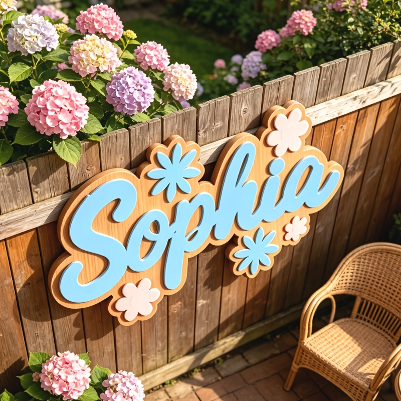Personalized Floral Themed Nam - Baby Nursery Sign recensione e prezzo
