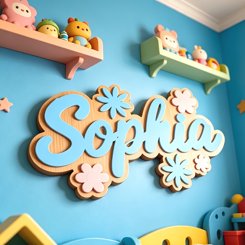 Personalized Floral Themed Nam - Baby Nursery Sign recensione e prezzo