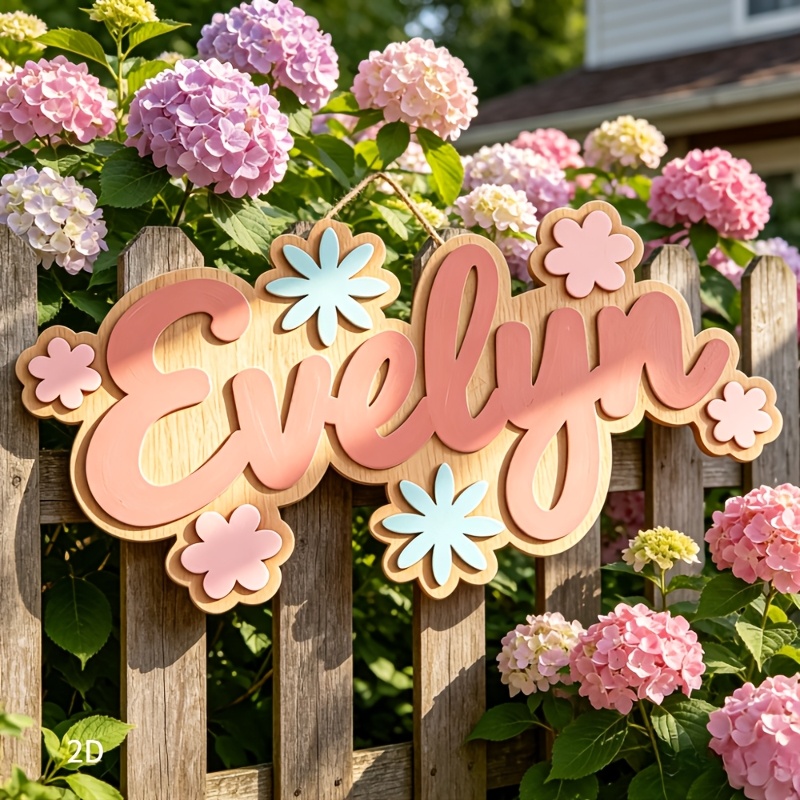 Personalized Floral Themed Nam - Baby Nursery Sign recensione e prezzo