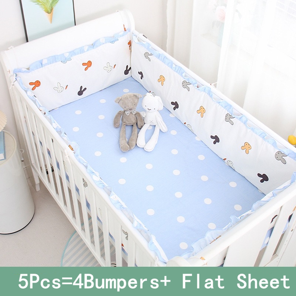 5Pcs Crib Bedding Set Girl Bab - Baby Nursery Bedding recensione e prezzo