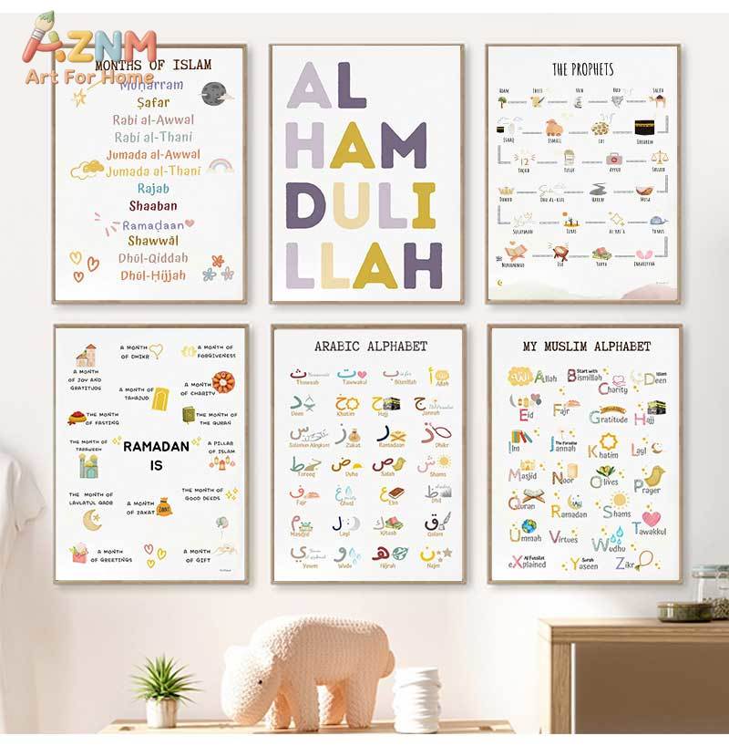 Islam Muslim Prophets Arabic A - Baby Nursery Posters recensione e prezzo