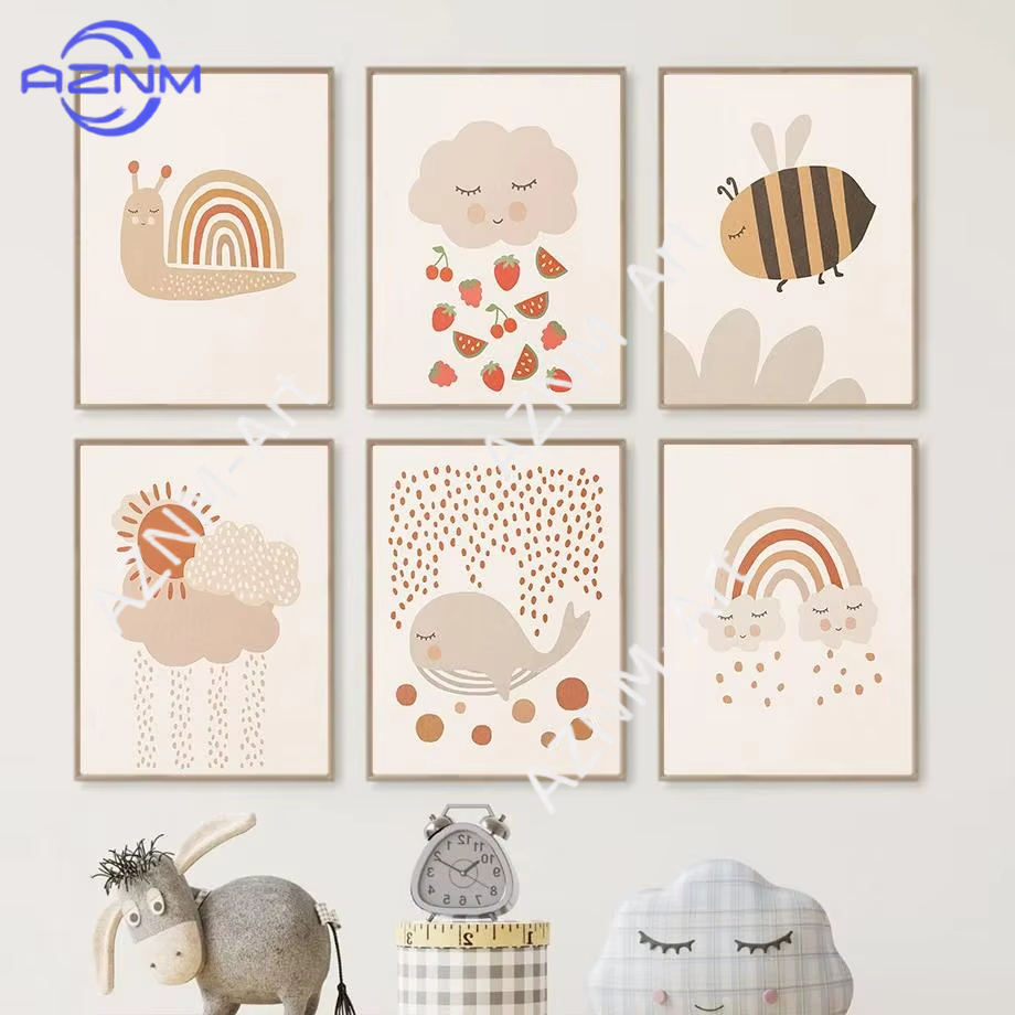 1pc Nursery Wall Art Canvas Ba - Baby Nursery Posters recensione e prezzo