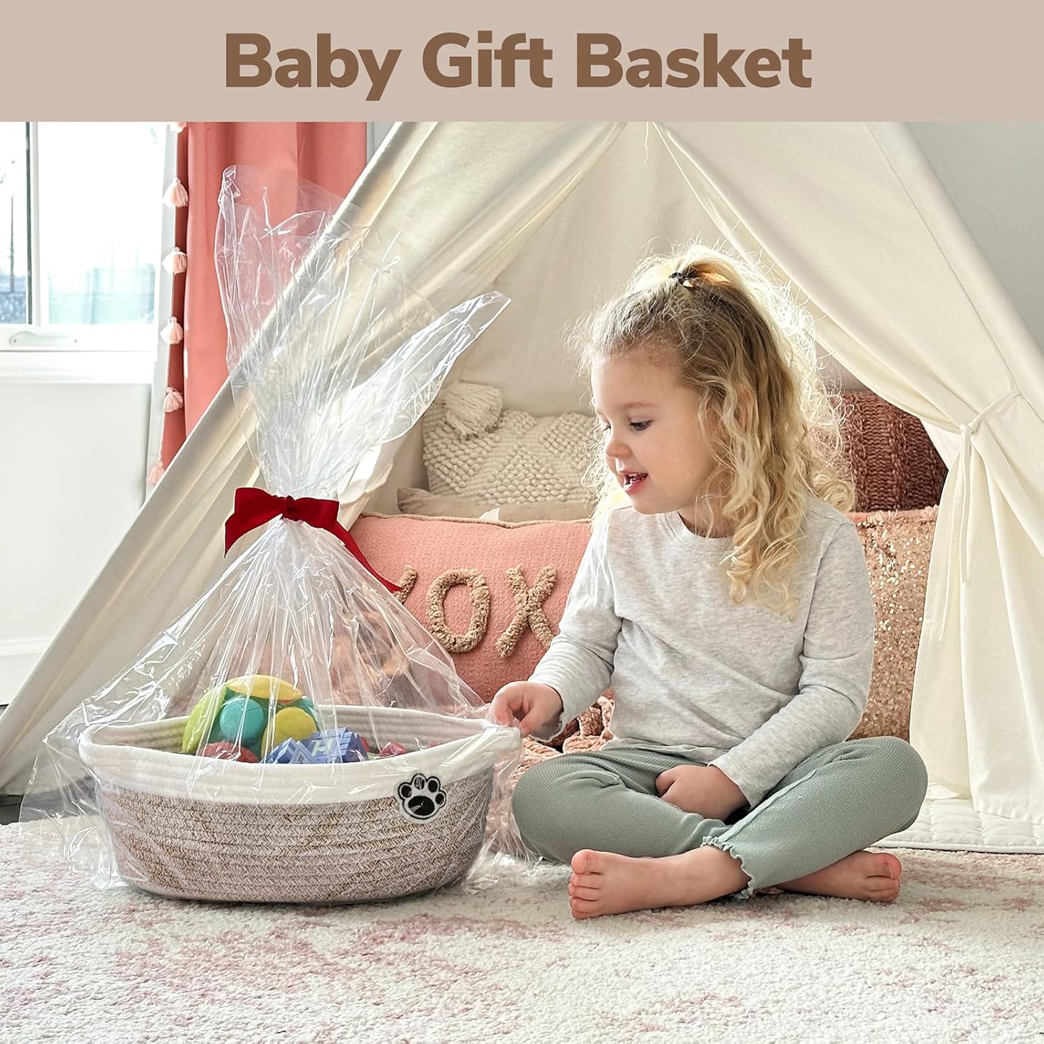 Woven Dog Toy Basket, 12x8x5 I - Baby Nursery Images Free recensione e prezzo