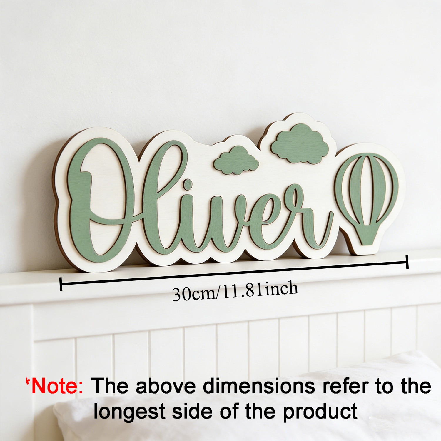 Personalized Hot Air Balloon & - Baby Nursery Sign recensione e prezzo