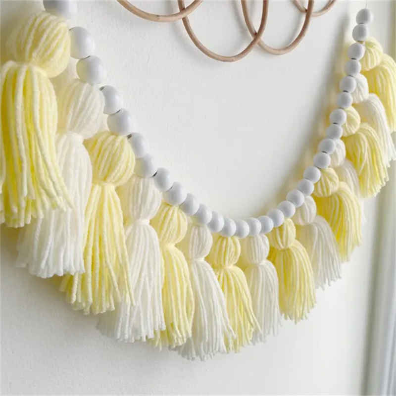 Yellow Boho Tassel Garlands Wa - Baby Nursery Yellow recensione e prezzo