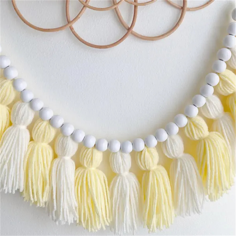 Yellow Boho Tassel Garlands Wa - Baby Nursery Yellow recensione e prezzo